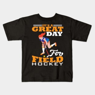 Field Hockey Kids T-Shirt